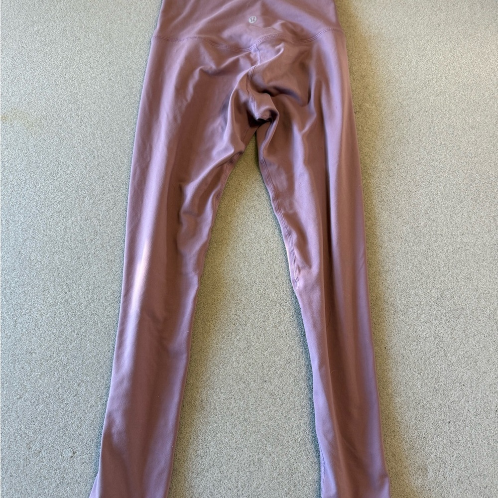 lululemon athletica mauve skinny leggings